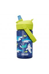 Steklenica Camelbak Flip Straw Kid’s 0.4 litra - Morski Psi